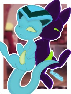 2boys anthro artist_name cat_ears cock erection green_eyes kwami littlelilith male male_only miraculous:_tales_of_ladybug_and_cat_noir miraculous_ladybug one_eye_closed penis plagg_(miraculous_ladybug) sass_(miraculous_ladybug) snake_hood snake_tail tagme what yellow_eyes