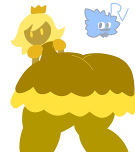 1girls ass ass_crack ass_focus big_ass big_butt blonde_female blonde_hair butt_crack clothing crown denverviews female five_nights_at_freddy's five_nights_at_freddy's:_security_breach fnaf huge_ass huge_butt looking_back no_mouth no_pants princess princess_quest_(fnaf) skirt solo thick_ass thick_butt thick_thighs thighs yellow_body yellow_dress yellow_eyes yellow_hair yellow_skin