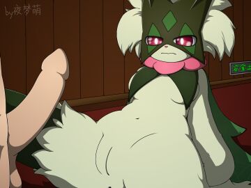absurd_res animal_humanoid anus ass breasts cat_humanoid duo erection felid felid_humanoid feline feline_humanoid felis female fur generation_9_pokemon genitals green_body green_fur hi_res humanoid humanoid_genitalia humanoid_penis humanoid_vulva male male/female mammal mammal_humanoid medium_breasts mengcuteye meowscarada nintendo nude penis pokemon pokemon_(species) sex simple_background solo_focus vulva