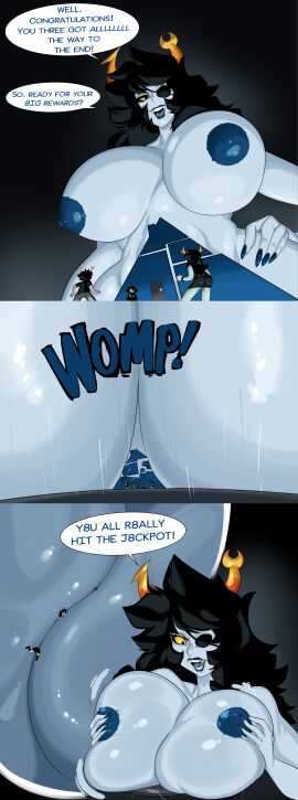 comic gigantic_breasts homestuck macro slugman_(artist) tagme vriska_serket