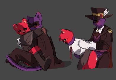 1boy 1girls 2025 2025s 2d 2d_(artwork) 2d_artwork anthro anthro_female anthro_male anthro_on_anthro anthrofied bar_censor bear bear_ears bear_girl bear_humanoid black_bar_censoring black_nose blush bobby_bearhug boots cat cat_boy cat_ears cat_humanoid catboy catnap catnap_(poppy_playtime) censor_bar censored clothed clothing crescent_moon crescent_moon_necklace crescent_moon_pendant critters_(poppy_playtime) cum digital_art digital_drawing digital_drawing_(artwork) digital_media digital_media_(artwork) digital_painting digital_painting_(artwork) feather_in_hat felid feline felis female female_anthro fur furry furry_female furry_male hat headgear headwear hi_res jewelry male male_anthro mammal mask masked_male mob_entertainment mob_games moon_necklace moon_pendant necklace necktie no_humans open_mouth pendant poppy_playtime poppy_playtime_(chapter_3) purple_body purple_fur red_body red_fur red_necktie ring_scnc saliva sex_from_behind smiling_critters thick_thighs thighs tongue tongue_out ursid ursine video_games
