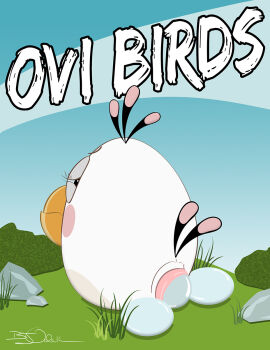 1girls angry_birds angry_birds_toons animal_anus animal_genitalia anthro anus artist_signature ass avian bird bjodell booty cloaca egg egg_laying feathers female female_only funny humor matilda_(angry_birds) mature mature_female object_in_ass rosy_cheeks rovio sega solo solo_female solo_focus squeezing squeezing_butt squint squinted_eyes squinting text unknown_artist what white_bird white_feathers