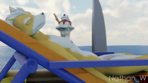 becoming_erect doggy_style fox_mccloud krystal_(star_fox) leaking_cum long_video longer_than_4_minutes nathan_w public_nudity renamon_(digimon) sound tagme video voice_acted