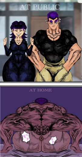 1:1 1boy 1girls age_difference ass balls big_ass big_balls big_butt big_dom_small_sub big_muscles big_penis dress fat_ass fat_butt female femsub hard_sex heart huge_ass huge_muscles huge_thighs imminent_impregnation incest incest_(lore) male male/female maledom married_female mating_press melletprout milf mother mother_and_son muscles older_female older_female_and_younger_male on_bed original_character penis purple_hair pussy raw_sex short_hair taller_male thick_thighs vagina vaginal_penetration younger_dom_older_sub younger_male younger_penetrating_older