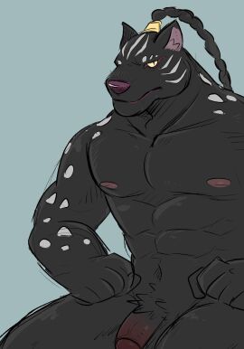 anthro bandai_namco eugene_gallardo hi_res male male/male solo tales_of_(series) tales_of_rebirth