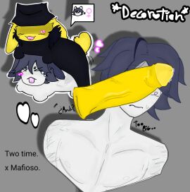 2boys 2d artist_request big_boy drawing dream_game forsaken_(roblox) gay mafioso_(dream_game) male penis penis_on_face roblox roblox_game robloxian smaller_male source_request sucking_penis tagme text two_time_(forsaken)