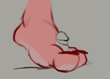 2_toes animated anthro balls bistup claws duo feet foot_fetish foot_focus foot_play footjob genitals male penis pubes sex short_playtime toe_claws toes