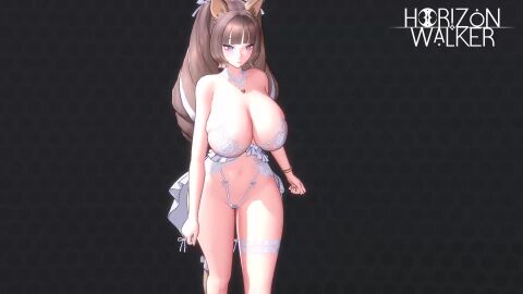 1girls 30_seconds 3d 3d_animation 3d_model alternate_costume animal_ears animal_tail ass belly_button bouncing_breasts bow bracelet bridal_lingerie brown_hair cat_ears cat_tail catgirl heels hips horizon_walker huge_ass huge_breasts lace-trimmed_bra lace-trimmed_panties lace_trim large_breasts leah_(horizon_walker) legs light-skinned_female light_skin lingerie long_hair mature_female mp4 official_art purple_eyes sagging_breasts sound swaying swaying_breasts tagme tail_bow thick_thighs thighs twintails video walking wide_hips