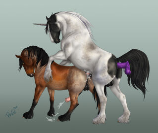 2017 anal anal_sex animal_genitalia animal_penis anus ass black_body black_fur black_mane black_markings black_tail blue_eyes brown_body brown_fur dated dildo dildo_in_ass dildo_insertion duo equid equine equine_anus equine_genitalia equine_penis erection feral feral_on_feral feral_penetrated feral_penetrating feral_penetrating_feral fur genitals gradient_background hi_res horn horse leg_markings male male/male male_penetrated male_penetrating male_penetrating_male mammal mane markings mythological_creature mythological_equine mythology object_in_ass penetration penile penile_penetration penis penis_in_ass rufciu sex sex_toy sex_toy_in_ass sex_toy_insertion signature simple_background socks_(marking) tail unicorn white_body white_fur white_mane