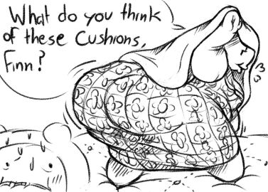 adventure_time ass ass_focus ass_jiggle ass_jiggling ass_shake bent_forward bent_over biting_lip biting_own_lip black_and_white bloopity bubble_ass bubble_butt chubby chubby_female fat_ass female finn_the_human flirting flirting_look flirty huge_ass jiggling_ass jiggling_butt pillow pillow_girl roselinen showing_ass showing_off sketch talking talking_to_another talking_to_partner wide_hips