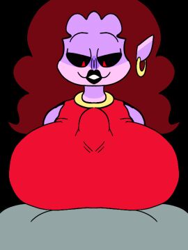 1boy 1girls animated animated_gif anon ass beat_banger big_ass breasts female friday_night_funkin gif male male_pov milf mommy_mearest mother paizuri paizuri_pov paizuri_under_clothes pov pov_male pov_paizuri purple_body purple_skin red_eyes toriel_beat_banger transparent_background