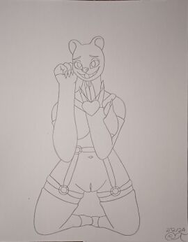 5_fingers anthro anthro_on_anthro anthro_only bear big_breasts bobby_bearhug breasts clothed clothing critters_(poppy_playtime) female fetish_wear fingers furry_only genitals hi_res humanoid jewelry looking_at_viewer mammal navel navel_piercing necklace nipples no_humans nude piercing pink_belly poppy_playtime poppy_playtime_(chapter_3) pussy red_body red_fur red_skin sex smile smiling_critters solo tagme