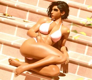 1girls 3d activision ass big_ass big_breasts blizzard_entertainment breasts brown-skinned_female brown_body brown_skin bust busty curvaceous curvy curvy_figure dark-skinned_female dark_skin fareeha_amari female female_focus graynaver hips hourglass_figure huge_ass huge_breasts large_ass large_breasts legs light-skinned_female light_skin mature mature_female overwatch overwatch_2 pharah slim_waist thick thick_hips thick_legs thick_thighs thighs top_heavy voluptuous waist wide_hips
