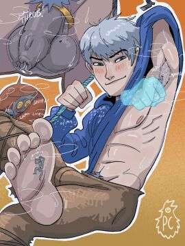 3boys armpit_hair armpits artist_initials artist_logo balls ballsack barefoot blue_hair blush cock_ring dreamworks erection feet foot_fetish foreskin gay giant giant_male hairy_armpits humanoid humanoid_penis jack_frost_(rise_of_the_guardians) larger_male long_foreskin macro macro_male macrophilia male male_only male_pubic_hair maledom malesub paramount_pictures penis pinecone_chicken pubic_hair pubic_hair_in_foreskin rise_of_the_guardians scent_kink scrotum size_difference smaller_male smooth_penis sniffing_feet solo_focus stray_pubic_hair sweat sweaty_armpits sweaty_feet testicles uncircumcised uncut unretracted_foreskin yaoi