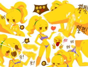 cum emoji emoji_(race) emoji_slut female male male/female mob_face no_outlines sex simple_eyes simple_face slut_emoji tagme tagme_(artist)