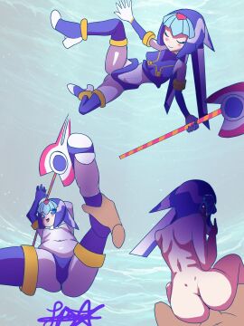 ahe_gao ass cameltoe capcom disembodied_torso fairy_leviathan female female_focus heart-shaped_pupils humanoid leviathan mega_man mega_man_zero multiple_views nintendo panties petite pixyfox23 pussy robot_girl rockman sex submissive_female time_lapse vaginal_penetration