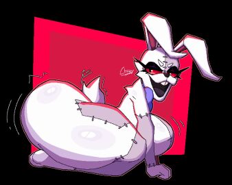 ass big_ass big_breasts big_butt big_titties breasts bunny_ears bunny_girl bunny_tail chuyy clothing curvaceous curvaceous_female curvaceous_figure curvy curvy_figure curvy_hips female female_focus female_only five_nights_at_freddy's five_nights_at_freddy's:_security_breach furry furry_female furry_only knife looking_at_viewer solo vanny_(fnaf)